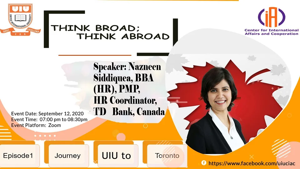 Poster for episode 1: Journey: UIU to Toronto
